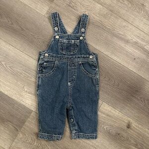 3/27$ ANGELINI Blue Denim Baby Overalls Size 3-6 months